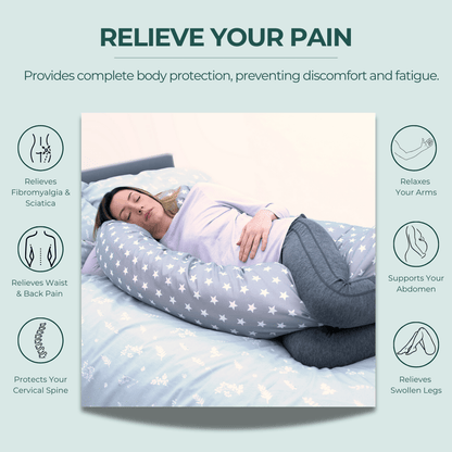 12 FT Maternity Pillow / Pregnancy Pillow - No Case - Glamorous Boutique