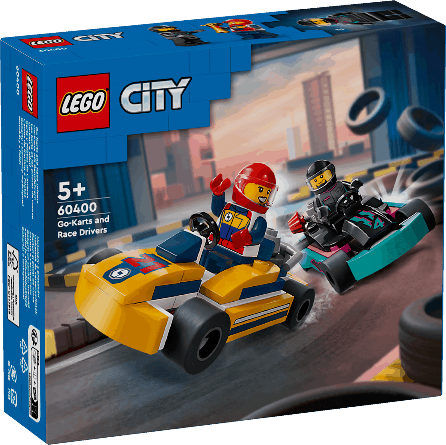 Lego City 60400 Go-Karts and Race Drivers Playset for Ages 5 and Up - Glamorous Boutique