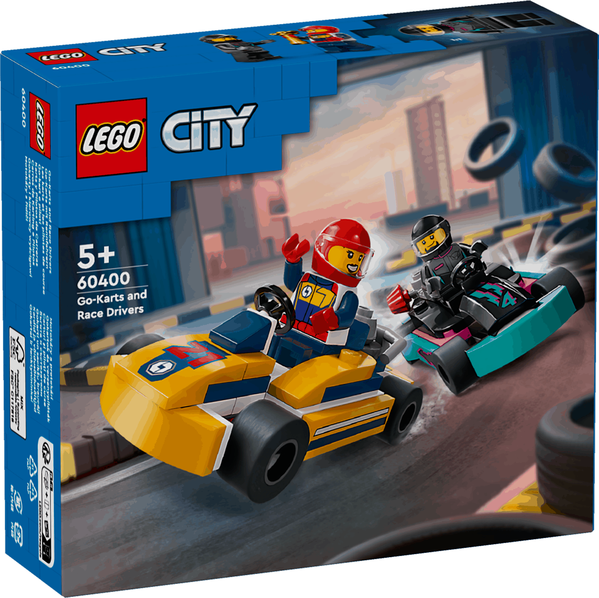 Lego City 60400 Go-Karts and Race Drivers Playset for Ages 5 and Up - Glamorous Boutique