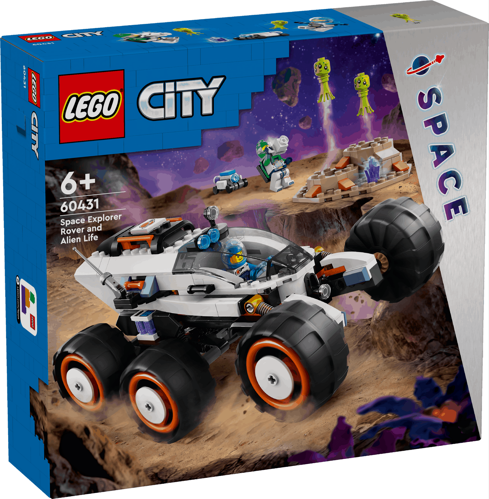 Lego City Space 60431 Space Explorer Rover & Alien Life for Ages 6+ - Glamorous Boutique