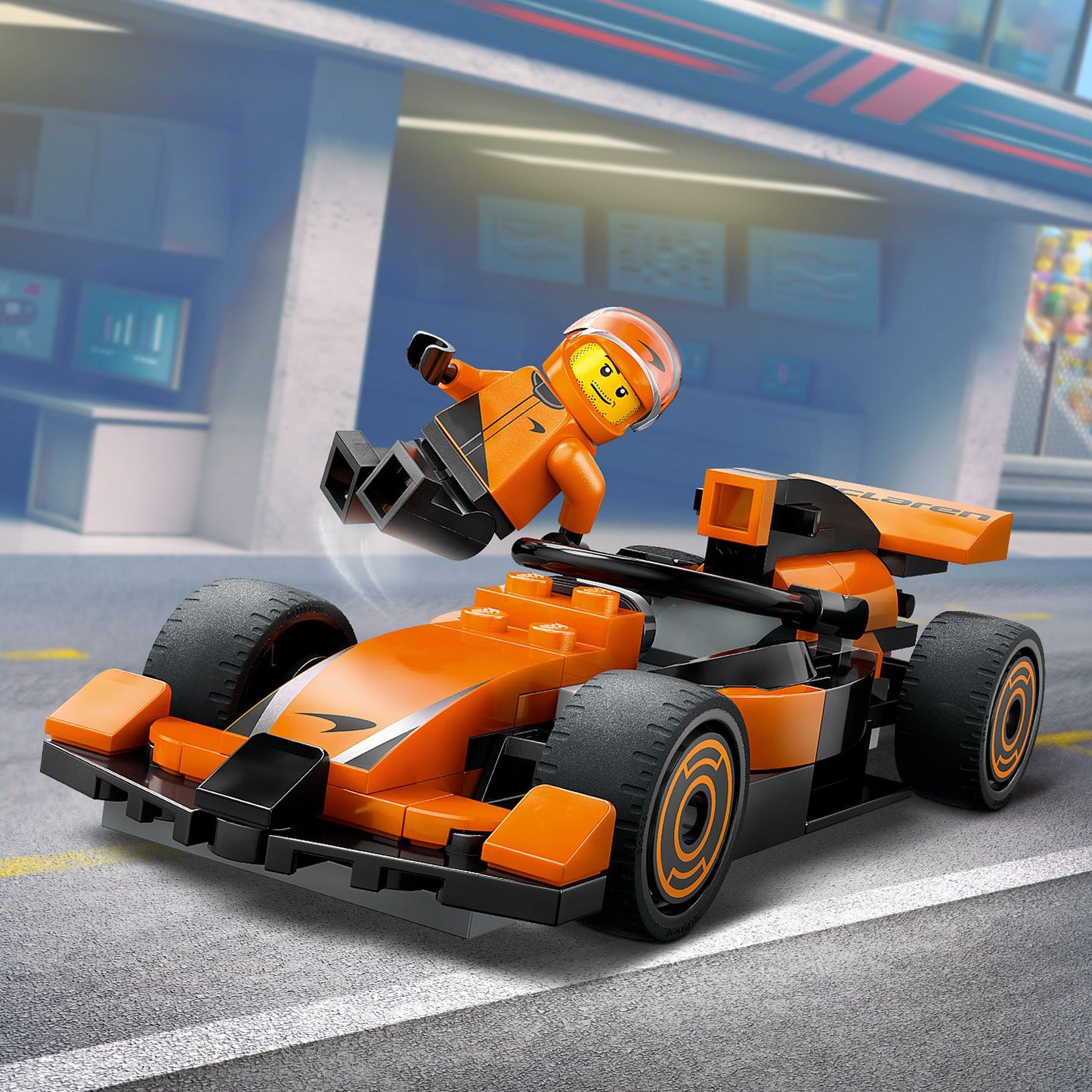 Lego City 60442 F1 Driver with McLaren Race Car Playset for Age 6 & Up - Glamorous Boutique