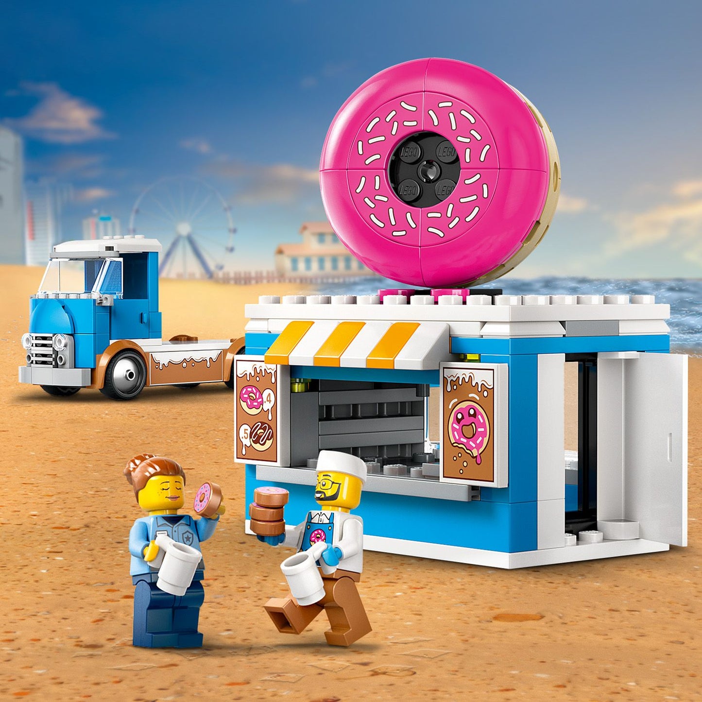 Lego City 60452 Doughnut Truck Buildable Toy Playset for Ages 5 and Up - Glamorous Boutique