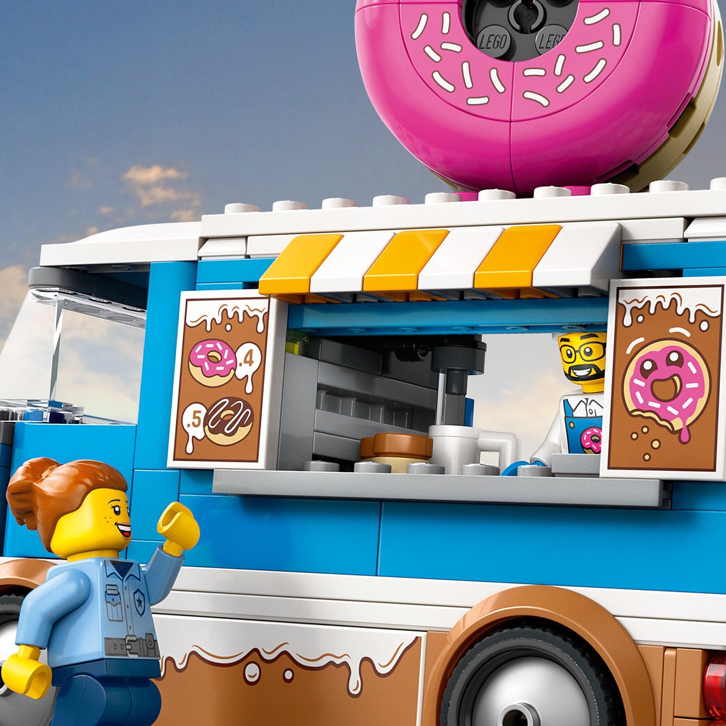 Lego City 60452 Doughnut Truck Buildable Toy Playset for Ages 5 and Up - Glamorous Boutique