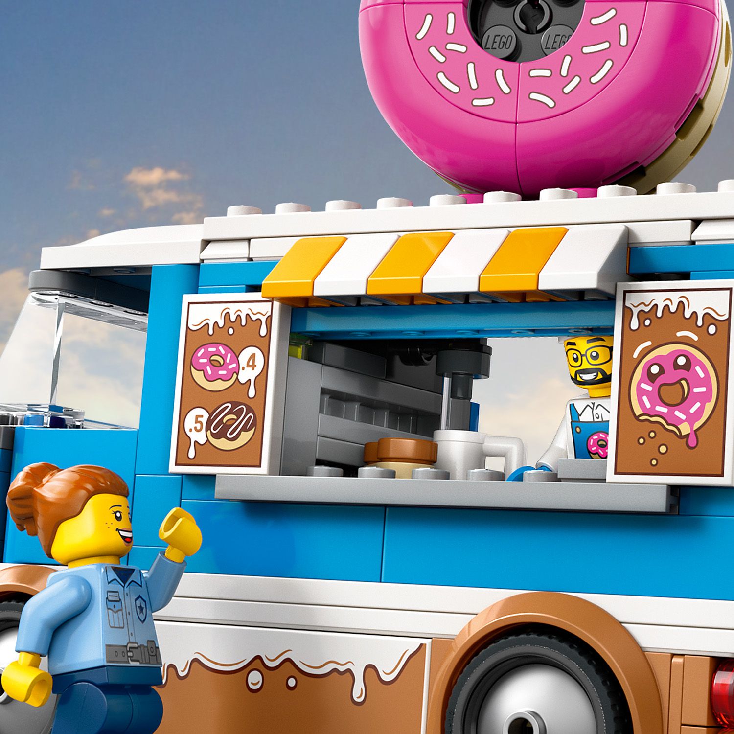 Lego City 60452 Doughnut Truck Buildable Toy Playset for Ages 5 and Up - Glamorous Boutique