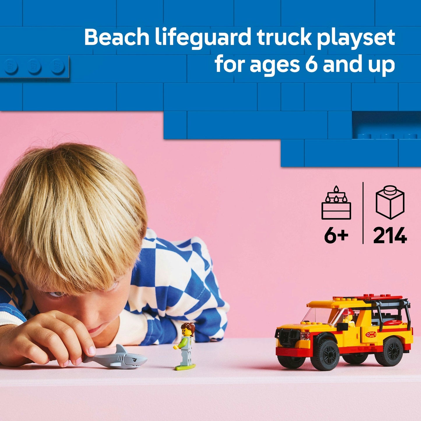 Lego City 60453 Lifeguard Beach Rescue Truck Playset for Ages 6 and Up - Glamorous Boutique