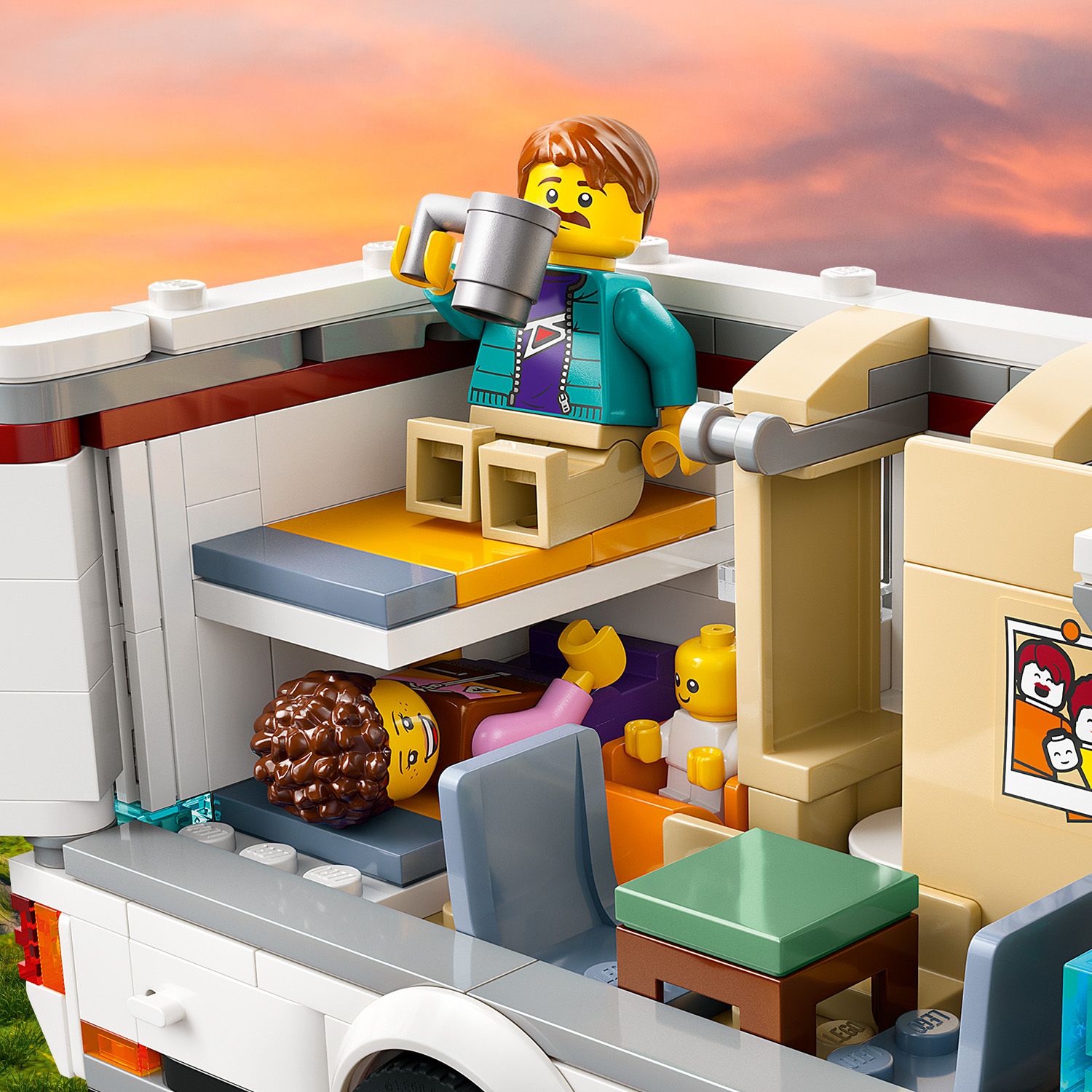 Lego City 60454 Holiday Adventure Camper Van Playset for Ages 6 and Up - Glamorous Boutique