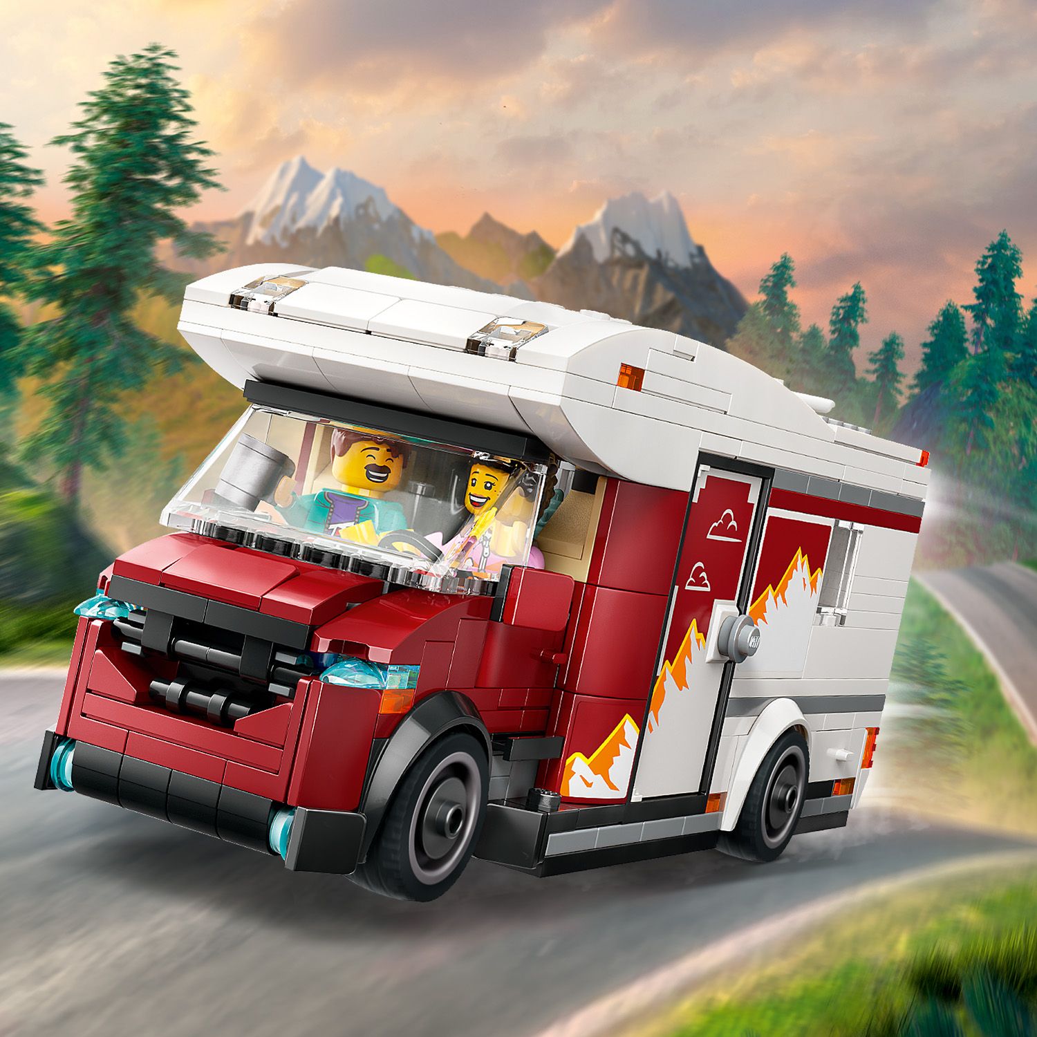 Lego City 60454 Holiday Adventure Camper Van Playset for Ages 6 and Up - Glamorous Boutique