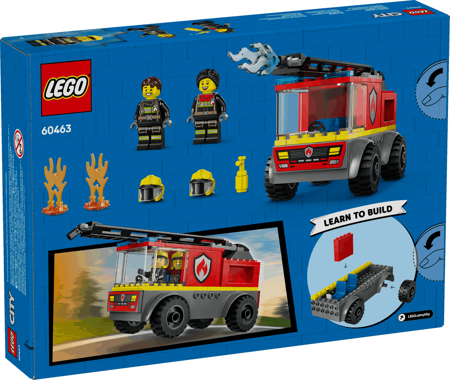 Lego City 60463 Fire Ladder Truck Buildable Playset for Ages 4 and Up - Glamorous Boutique
