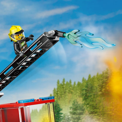 Lego City 60463 Fire Ladder Truck Buildable Playset for Ages 4 and Up - Glamorous Boutique