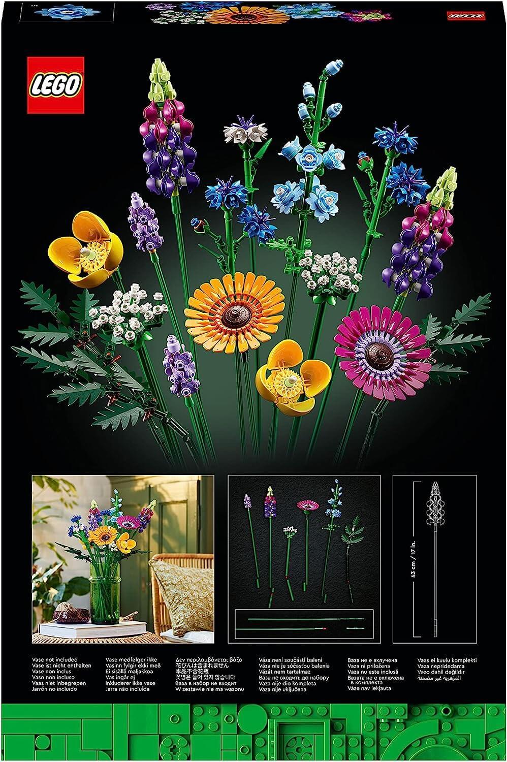 Lego Botanicals 10313 Wildflower Bouquet Set for Adults Ages 18 and Up - Glamorous Boutique