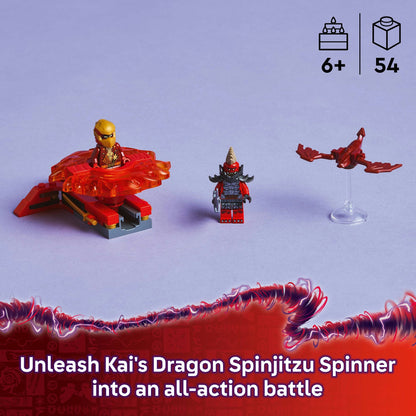 Lego Ninjago 71823 Kai's Dragon Spinjitzu Spinner Playset for Ages 6+ - Glamorous Boutique