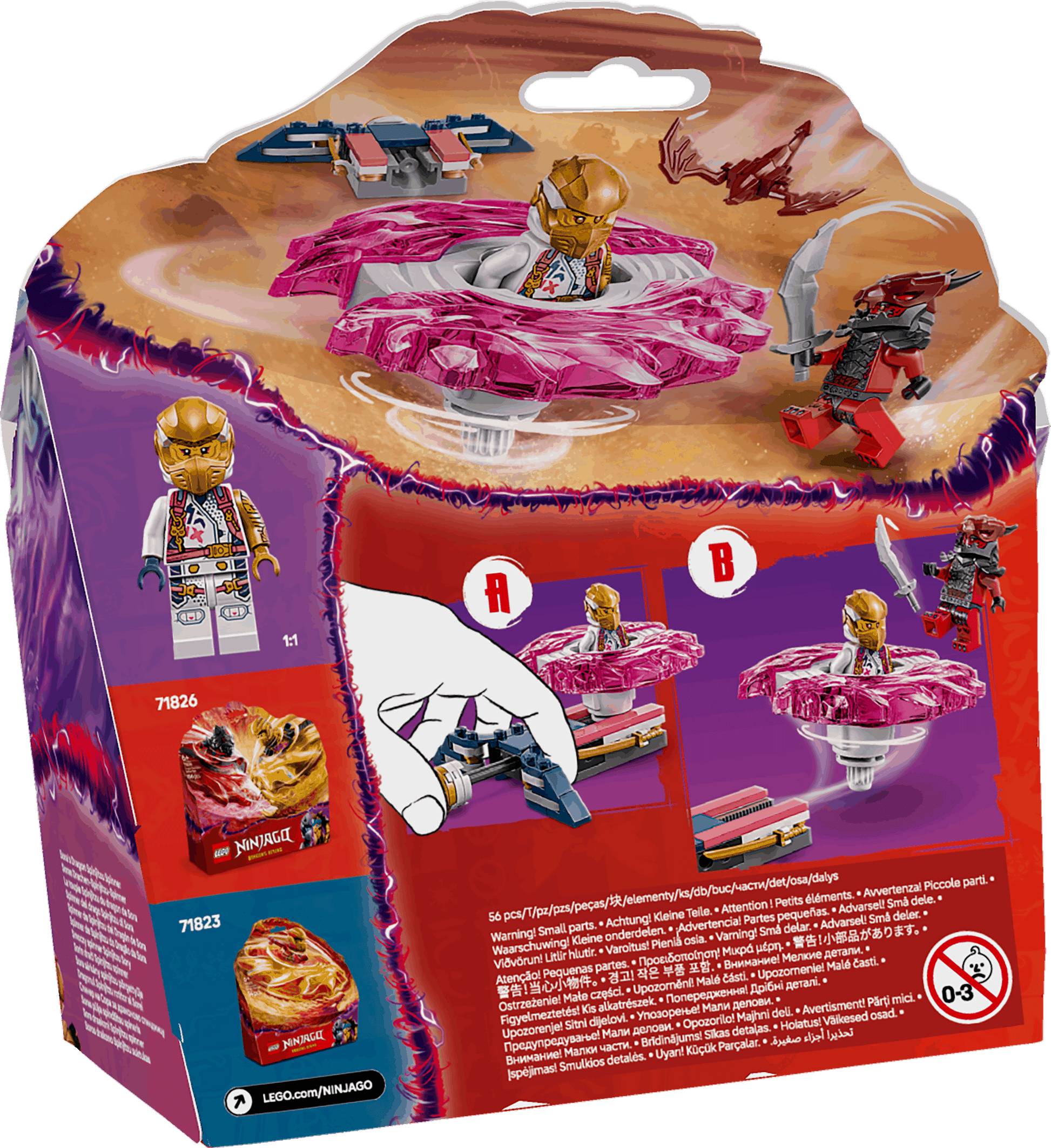 Lego Ninjago 71824 Sora's Dragon Spinjitzu Spinner Playset for Ages 6+ - Glamorous Boutique