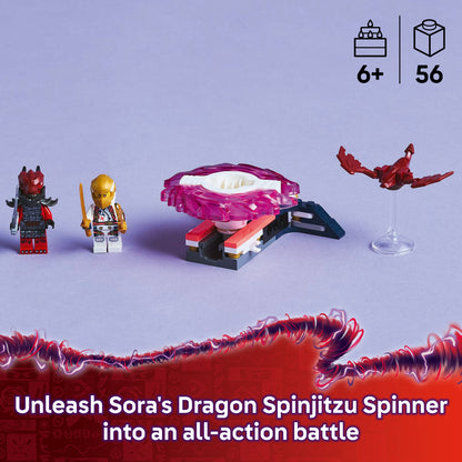 Lego Ninjago 71824 Sora's Dragon Spinjitzu Spinner Playset for Ages 6+ - Glamorous Boutique