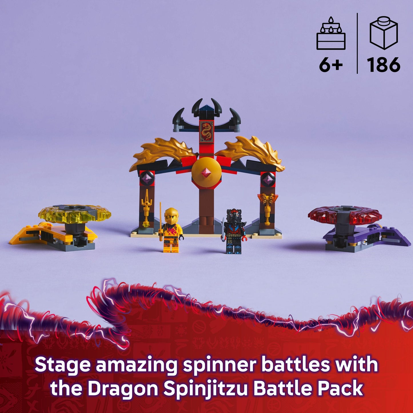 Lego Ninjago 71826 Dragon Spinjitzu Battle Pack Playset for Age 6 & Up - Glamorous Boutique