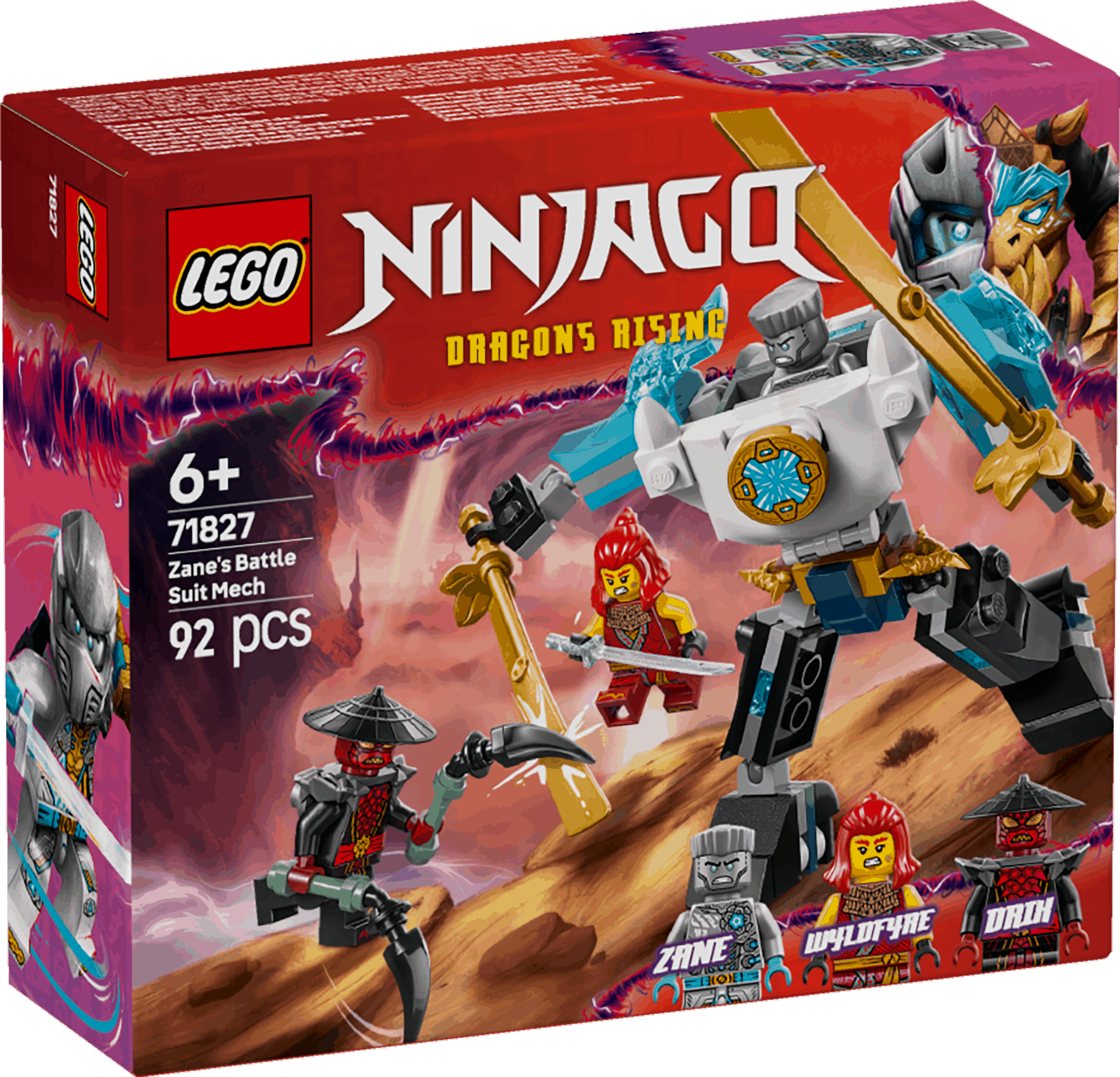 Lego Ninjago 71827 Zane's Battle Suit Mech Playset for Ages 6 and Up - Glamorous Boutique