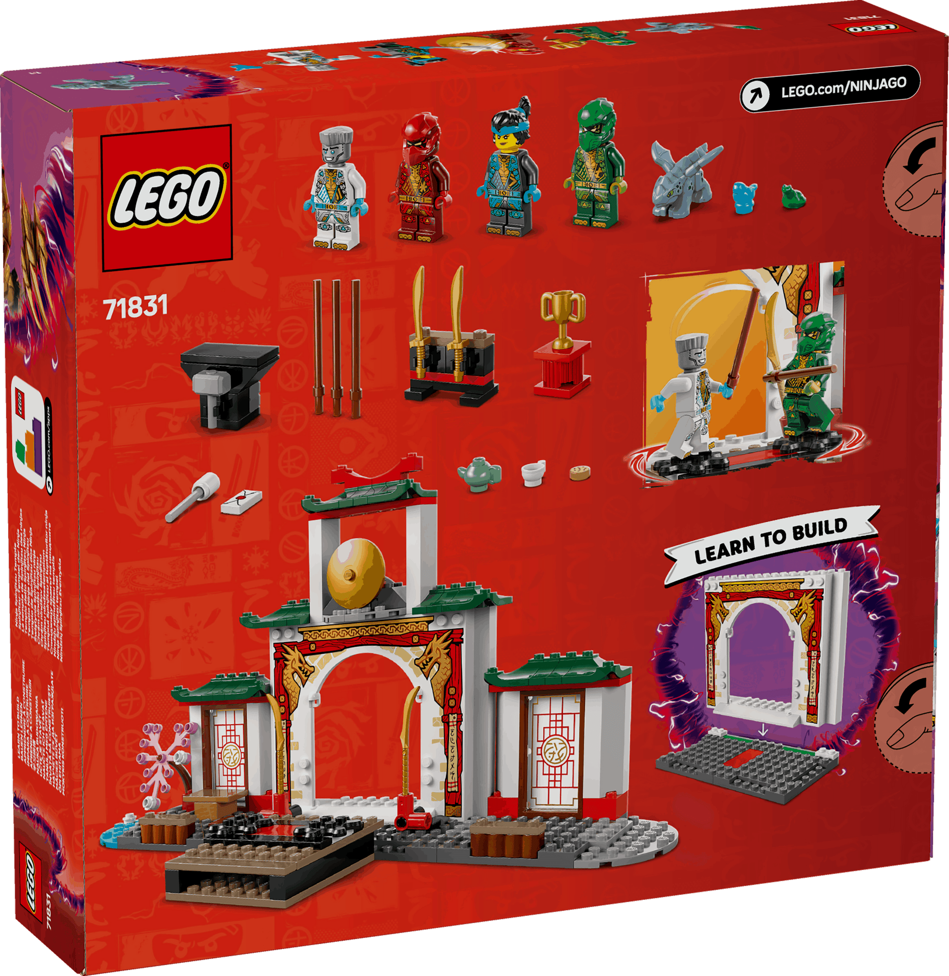 Lego Ninjago 71831 Ninja Spinjitzu Temple Playset for Ages 4 and Up - Glamorous Boutique