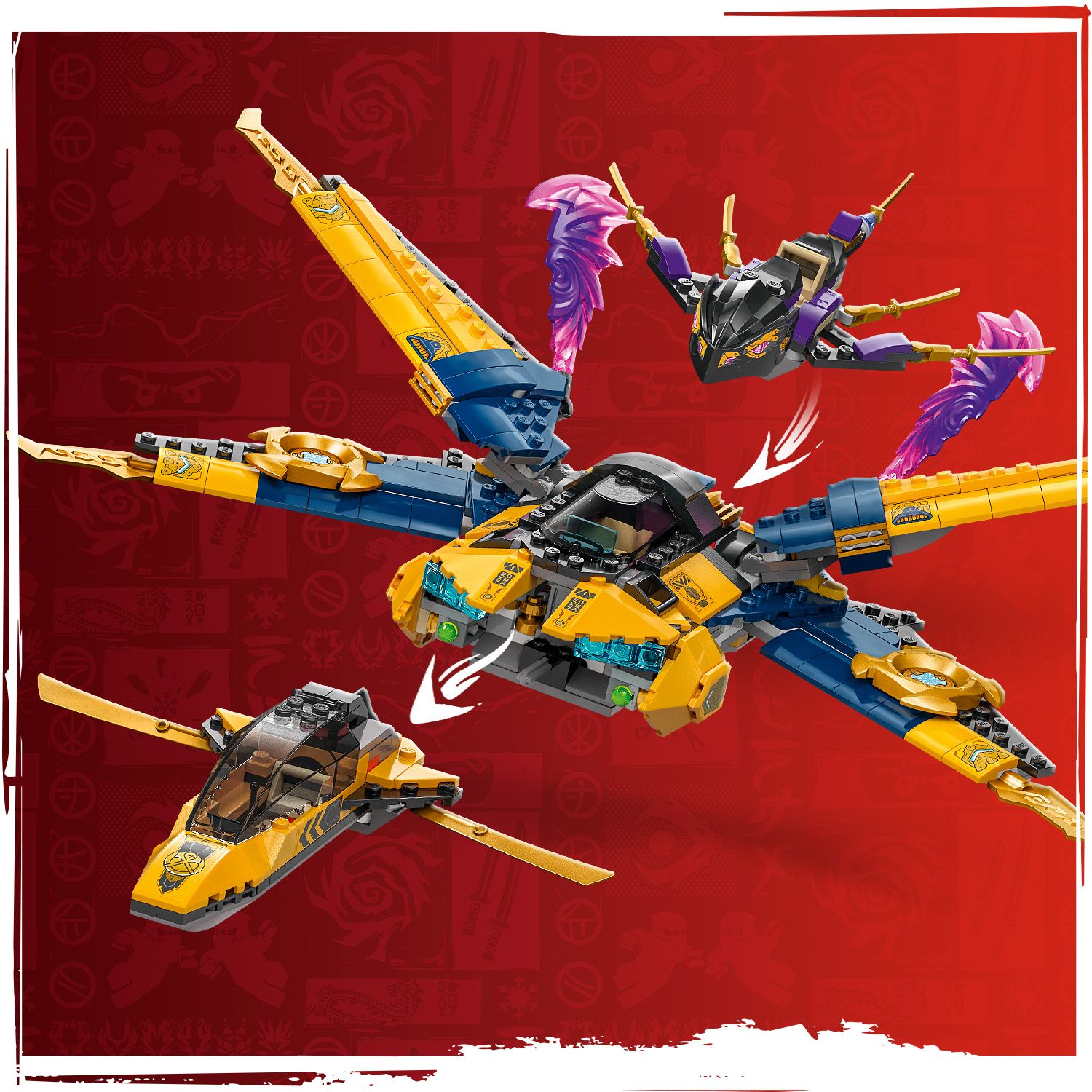 Lego Ninjago 71833 Ras and Arin's Super Storm Jet Playset for Ages 8+ - Glamorous Boutique