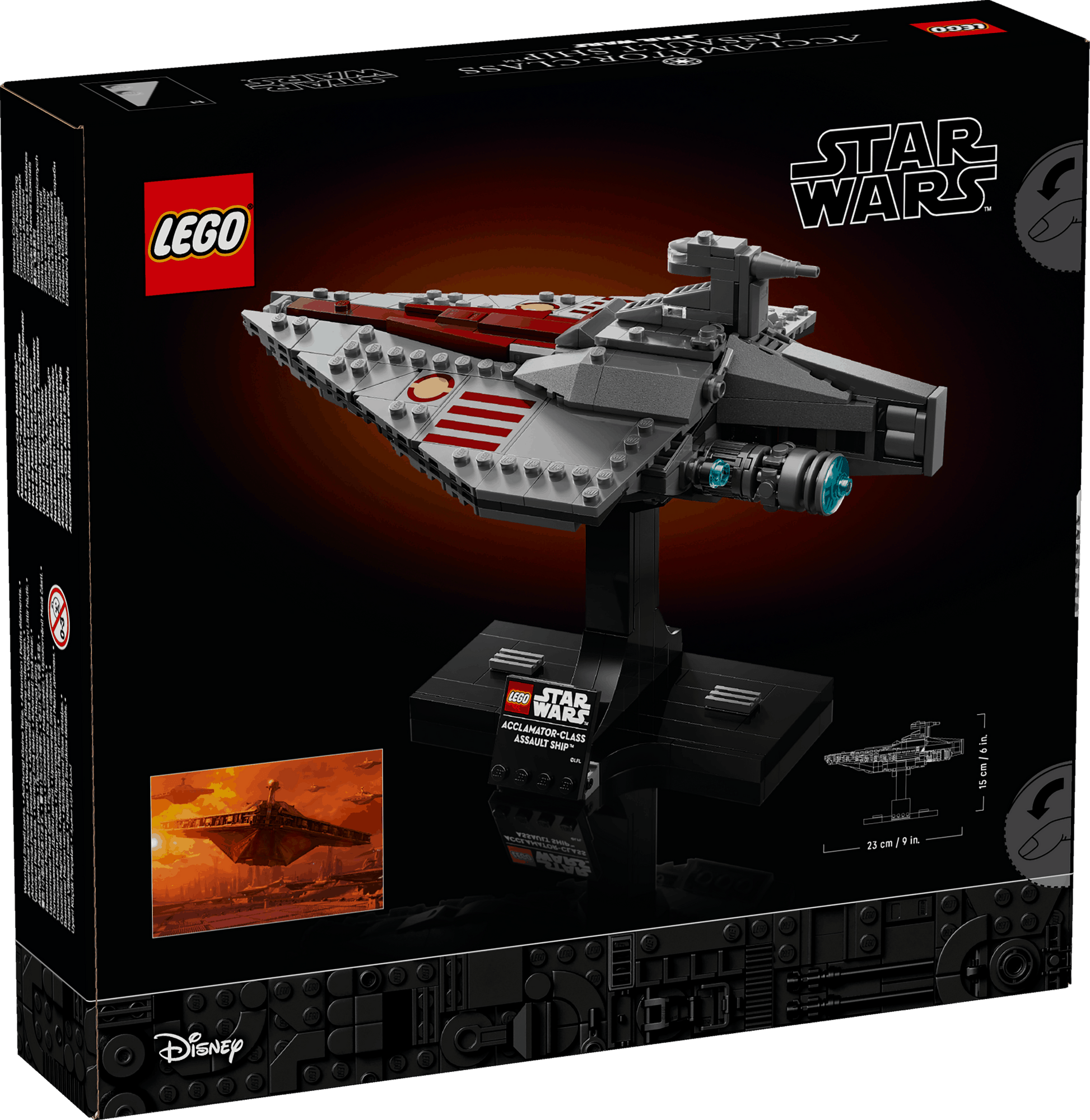 Lego Star Wars 75404 Acclamator-Class Assault Ship for Adults Ages 18+ - Glamorous Boutique