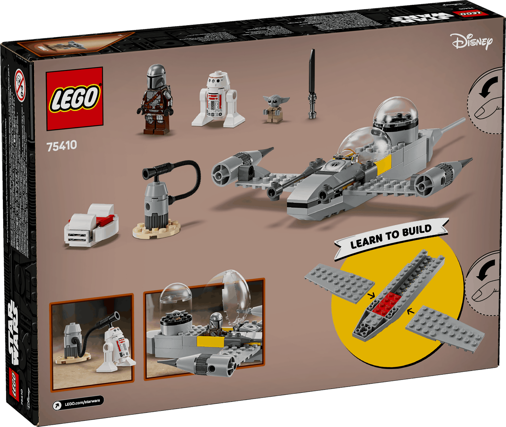 Lego Star Wars 75410 Mando and Grogu's N-1 Starfighter for Ages 4 & Up - Glamorous Boutique
