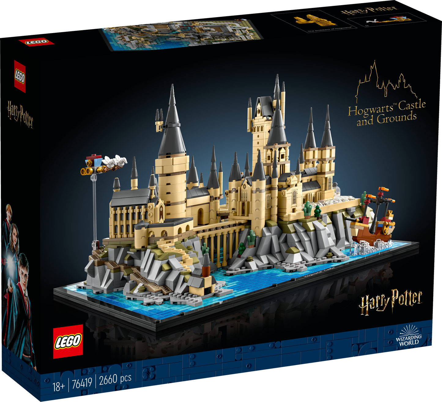 Lego Harry Potter 76419 Hogwarts Castle and Grounds for Ages 18 and Up - Glamorous Boutique