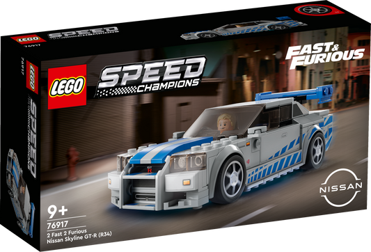 Lego Speed Champions 76917 2 Fast 2 Furious Nissan Skyline GT-R (R34) - Glamorous Boutique