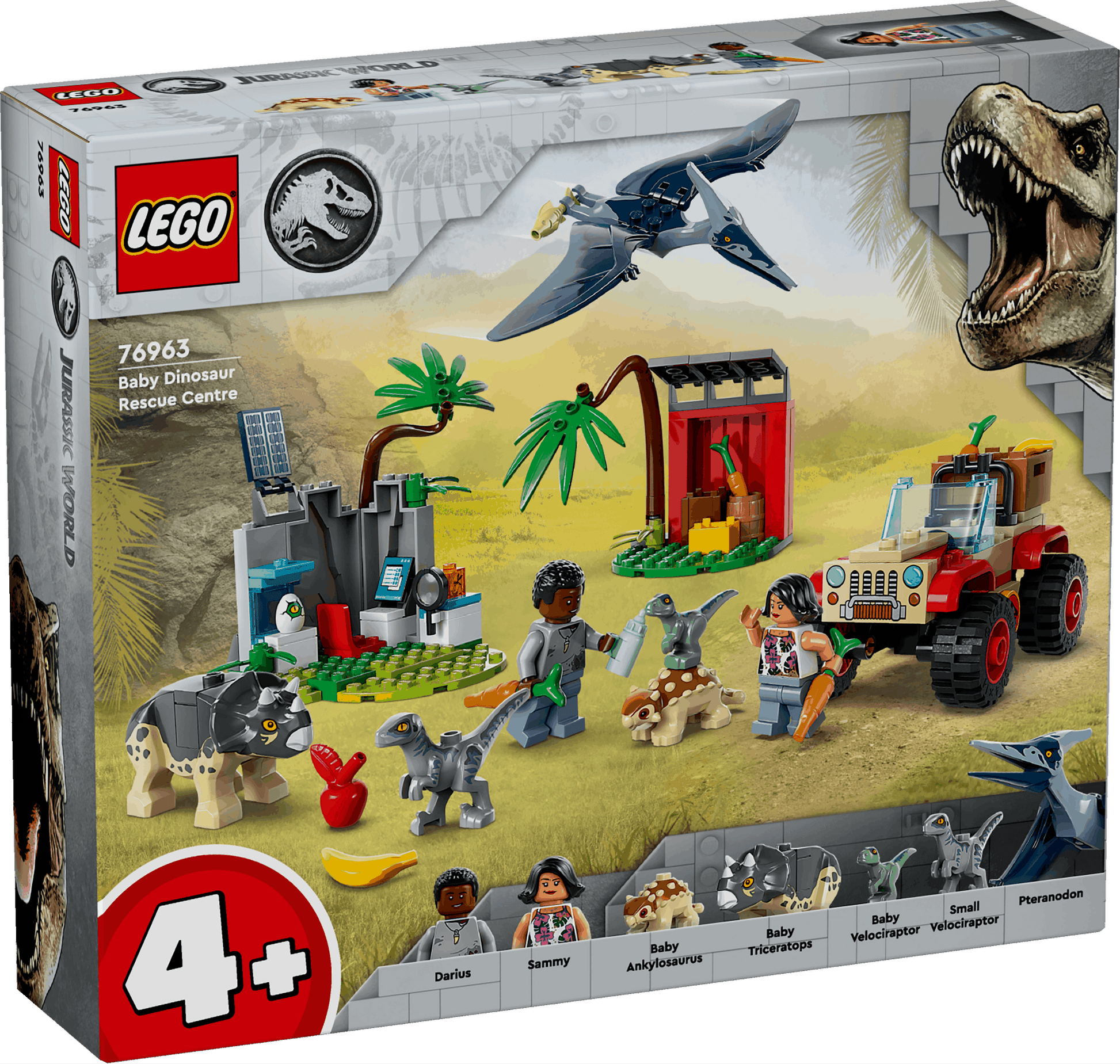 Lego Jurassic World 76963 Baby Dinosaur Rescue Center for Ages 4 & Up - Glamorous Boutique