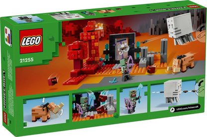 Lego Minecraft 21255 The Nether Portal Ambush Playset for Ages 8 & Up - Glamorous Boutique