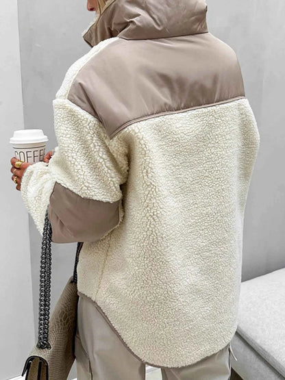 Sherpa Half Zip Sweatshirt