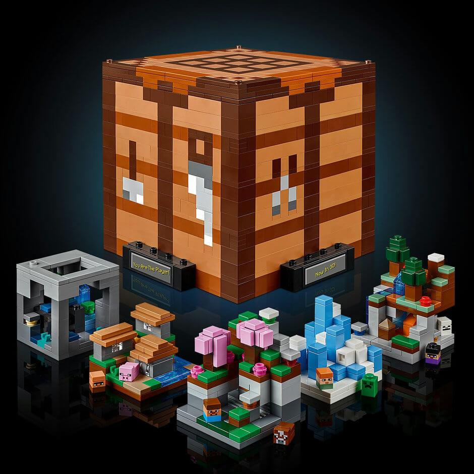 Lego Minecraft 21265 The Crafting Table Model for Adults Age 18 and Up - Glamorous Boutique
