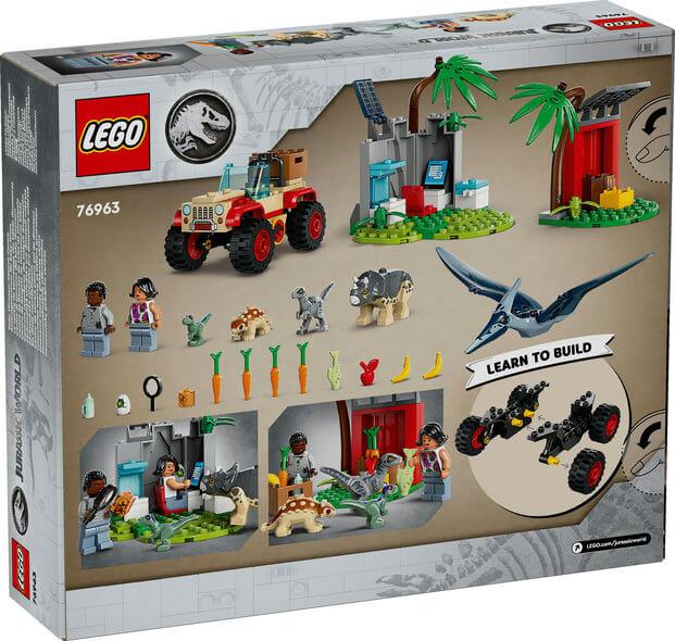 Lego Jurassic World 76963 Baby Dinosaur Rescue Center for Ages 4 & Up - Glamorous Boutique