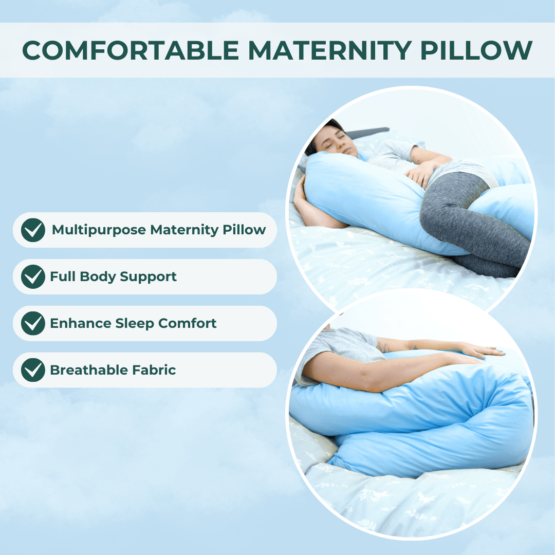 9ft Maternity Pregnancy Support Pillow - No Case - Glamorous Boutique