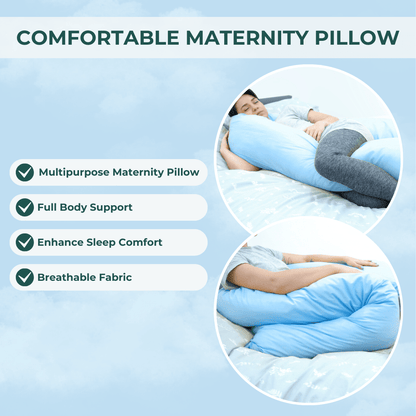 9ft Maternity Pregnancy Support Pillow - No Case - Glamorous Boutique