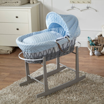 Wicker Baby Moses Basket With Stand - Glamorous Boutique