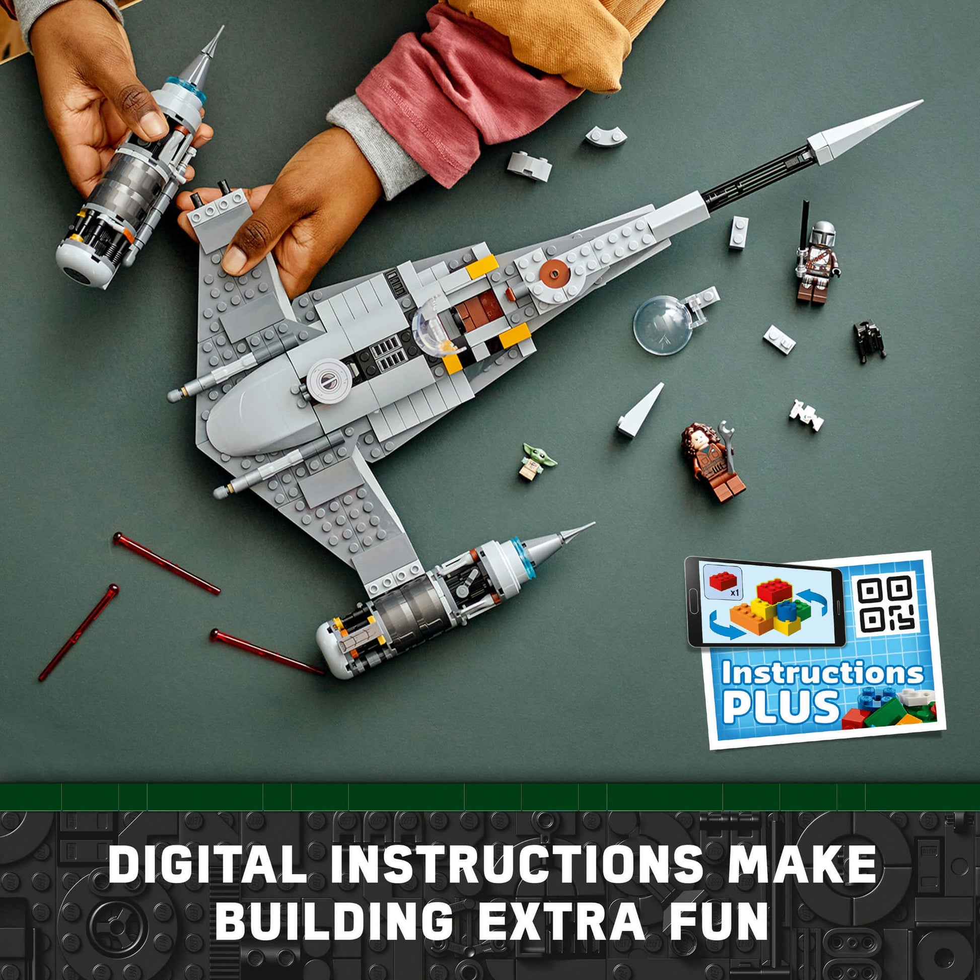 Lego Star Wars 75325 The Mandalorian’s N-1 Starfighter for Ages 9 & Up - Glamorous Boutique