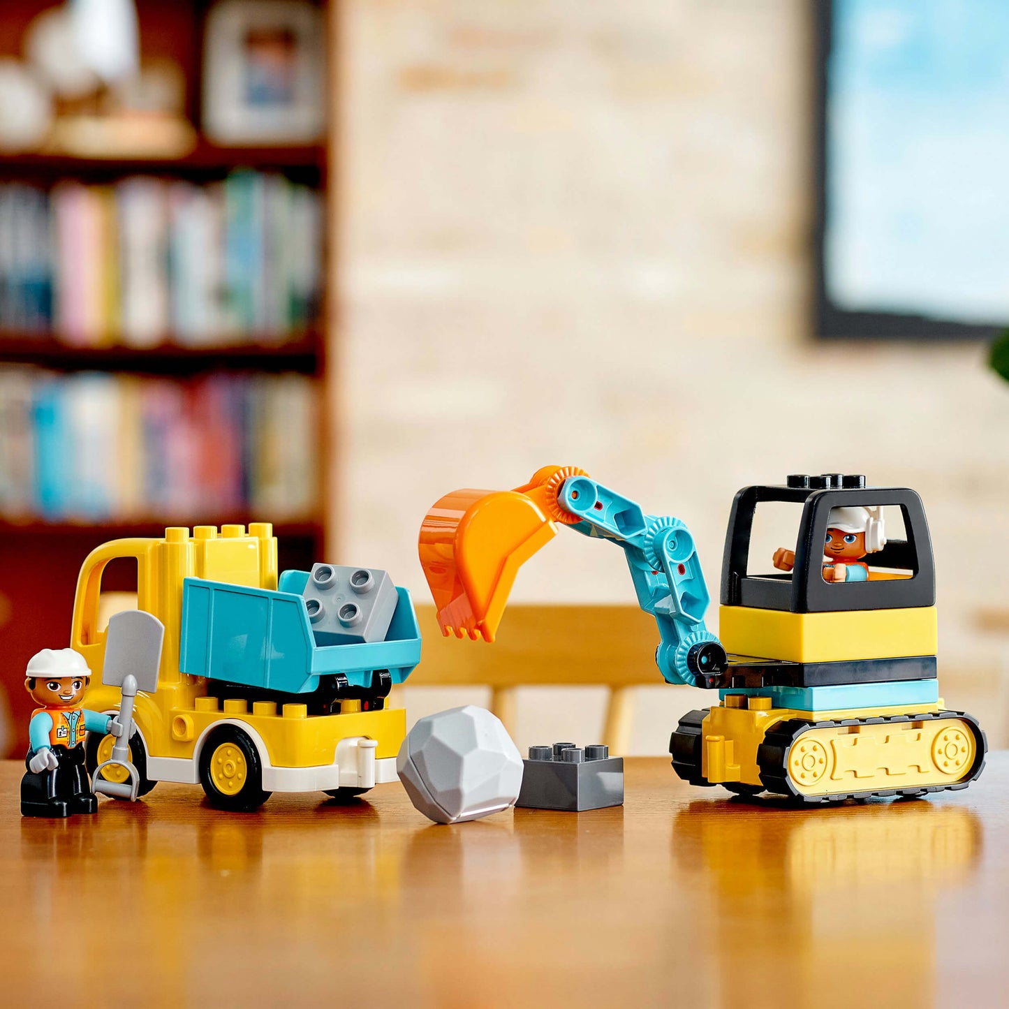 Lego Duplo 10931 Truck and Tracked Excavator for Toddlers Ages 2 & Up - Glamorous Boutique