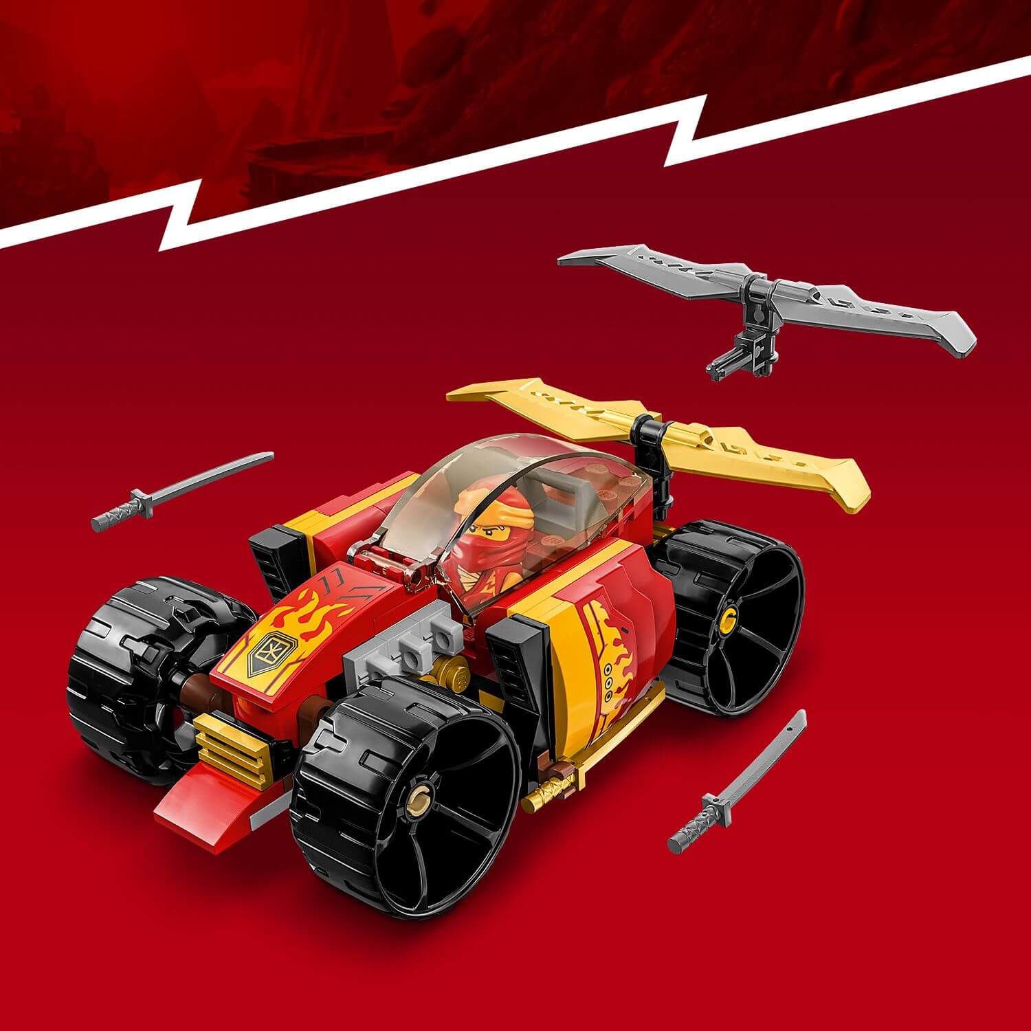 Lego Ninjago 71780 Kai’s Ninja Race Car EVO for Children Ages 6 and Up - Glamorous Boutique