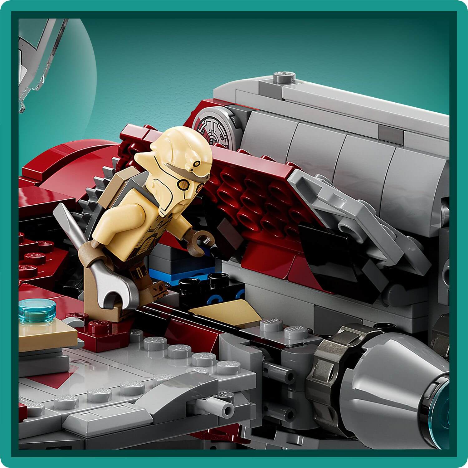 Lego Star Wars 75362 Ahsoka Tano’s T-6 Jedi Shuttle for Ages 9 and Up - Glamorous Boutique