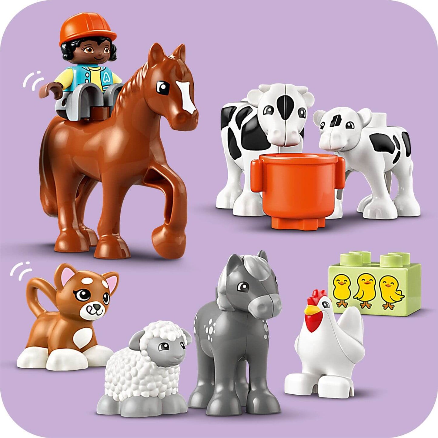 Lego Duplo Town 10416 Caring for Animals at the Farm for Ages 2 and Up - Glamorous Boutique
