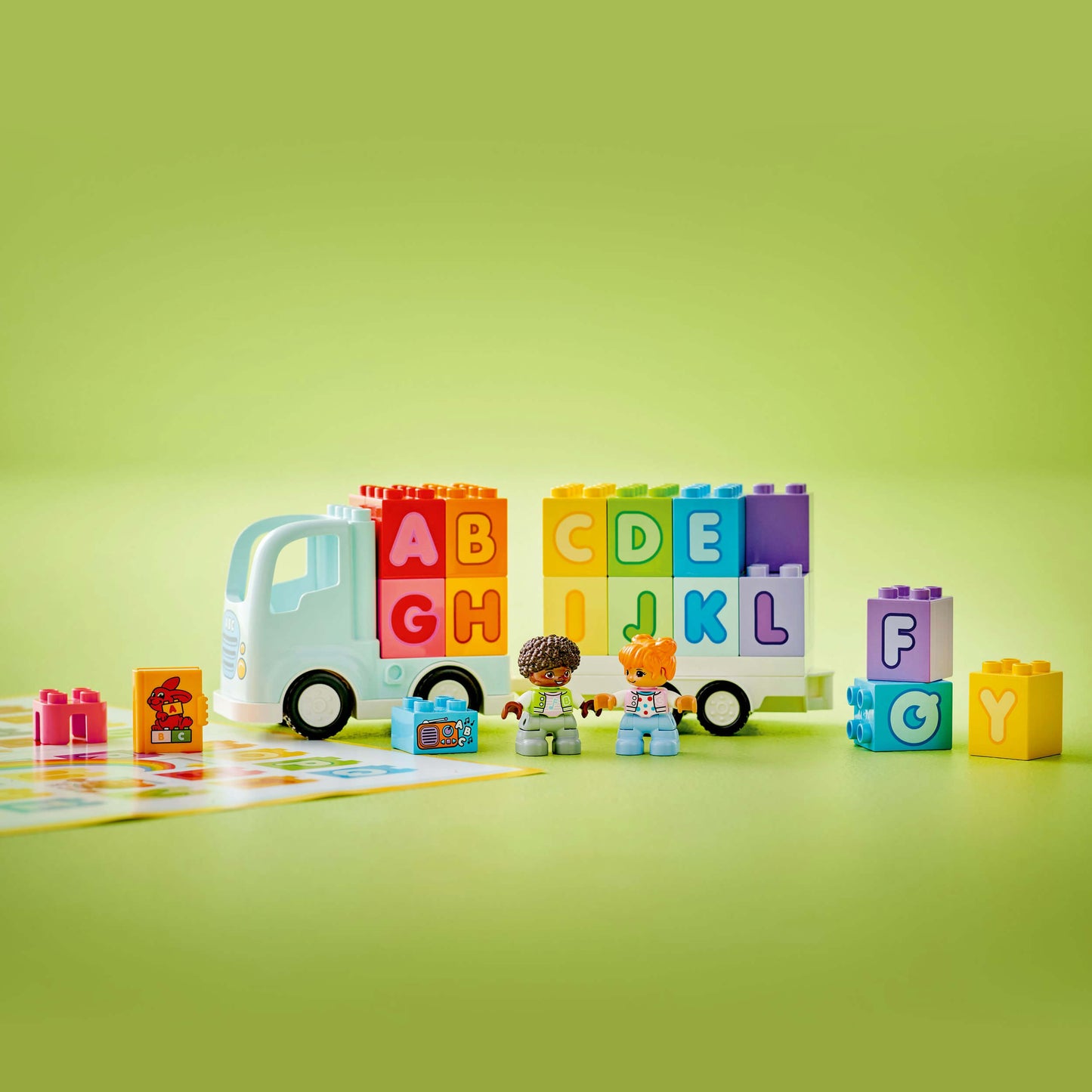 Lego Duplo Town 10421 Alphabet Truck Playset for Toddlers Ages 2 & Up - Glamorous Boutique