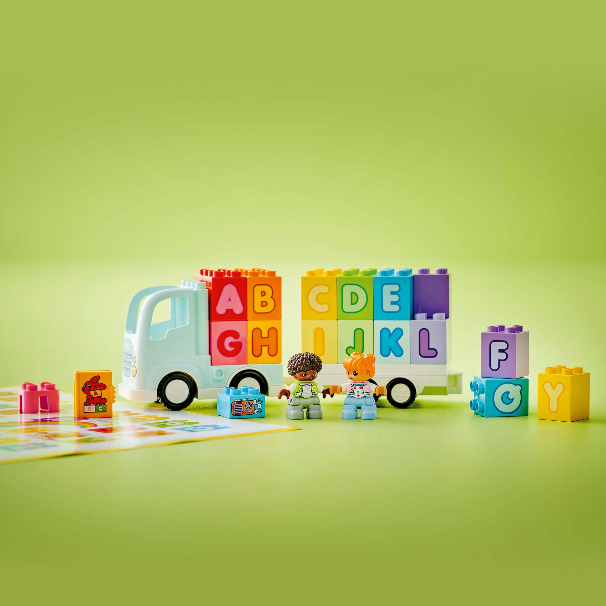 Lego Duplo Town 10421 Alphabet Truck Playset for Toddlers Ages 2 & Up - Glamorous Boutique
