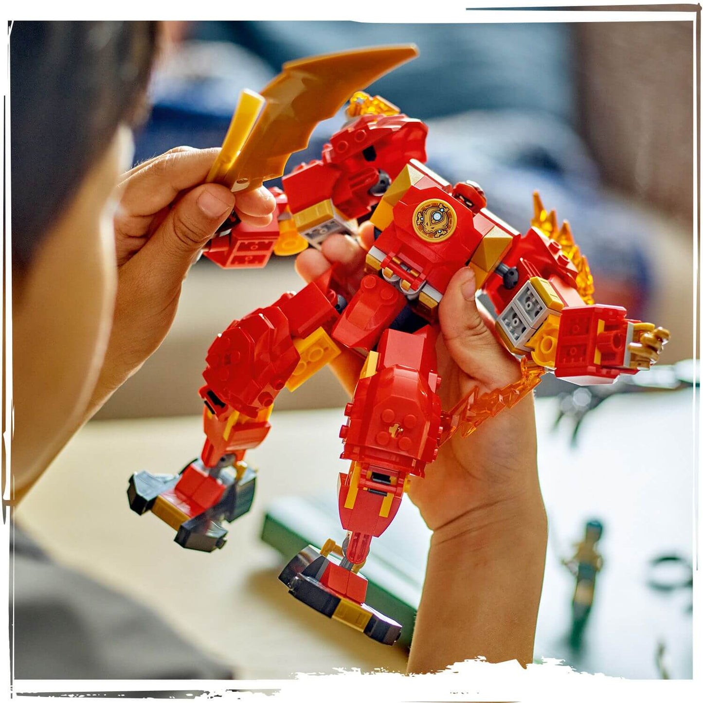 Lego Ninjago 71808 Kai's Elemental Fire Mech Playset for Ages 7 and Up - Glamorous Boutique