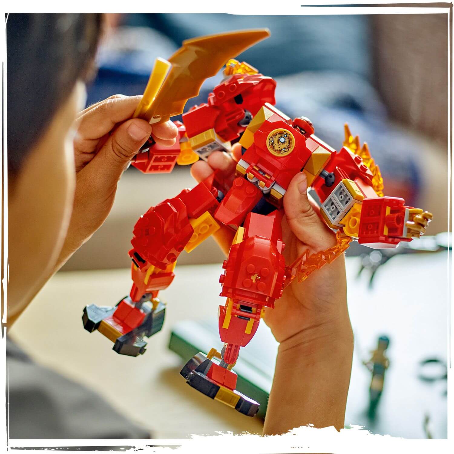 Lego Ninjago 71808 Kai's Elemental Fire Mech Playset for Ages 7 and Up - Glamorous Boutique
