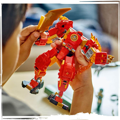 Lego Ninjago 71808 Kai's Elemental Fire Mech Playset for Ages 7 and Up - Glamorous Boutique