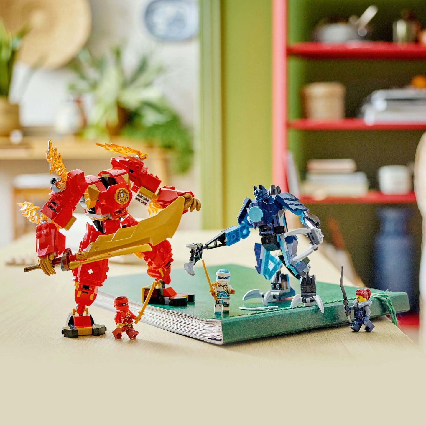 Lego Ninjago 71808 Kai's Elemental Fire Mech Playset for Ages 7 and Up - Glamorous Boutique