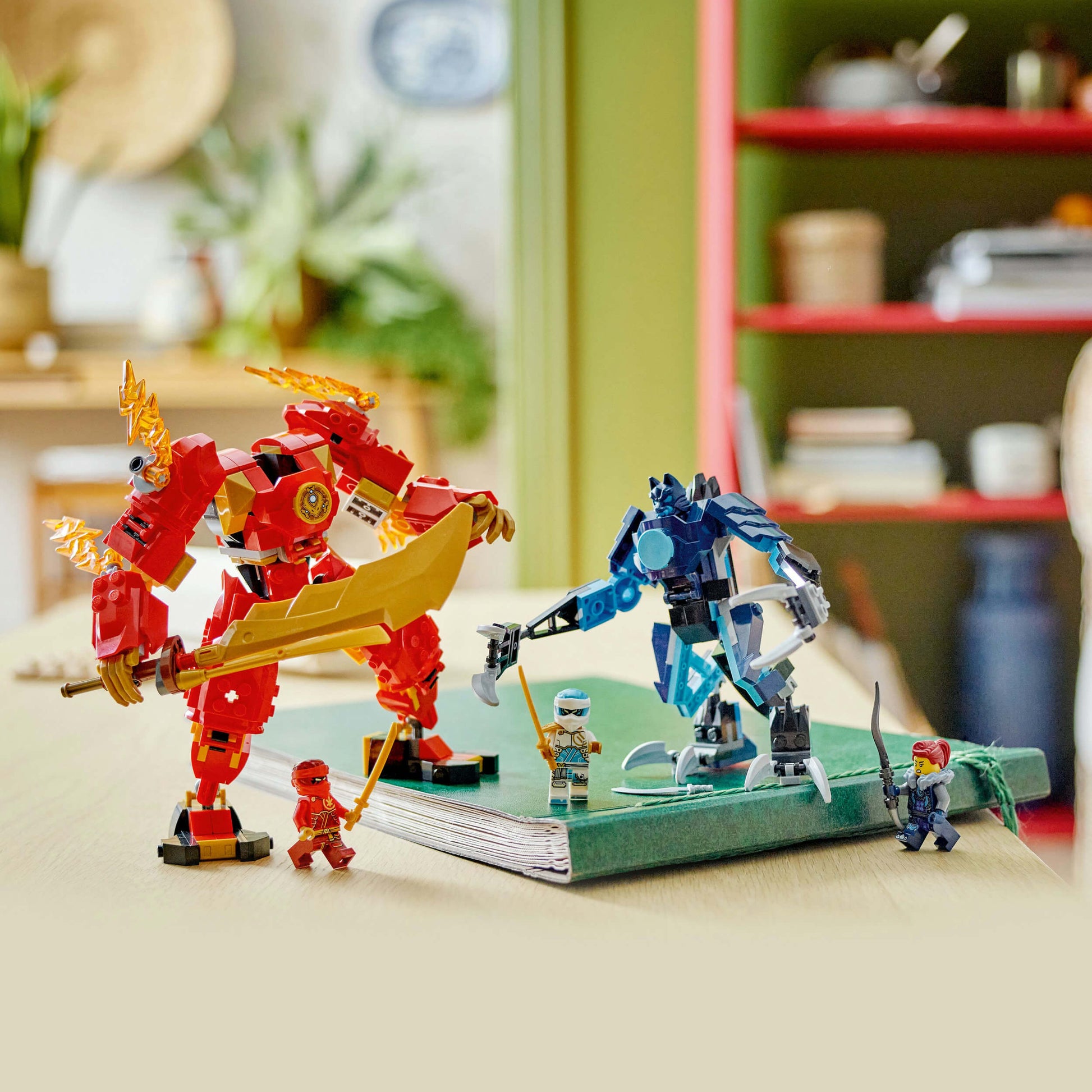Lego Ninjago 71808 Kai's Elemental Fire Mech Playset for Ages 7 and Up - Glamorous Boutique