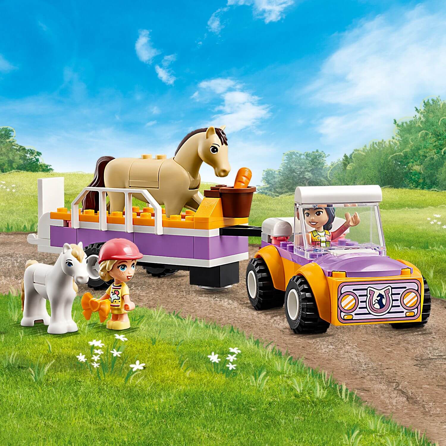 Lego Friends 42634 Horse & Pony Trailer Toy Playset for Ages 4 and Up - Glamorous Boutique