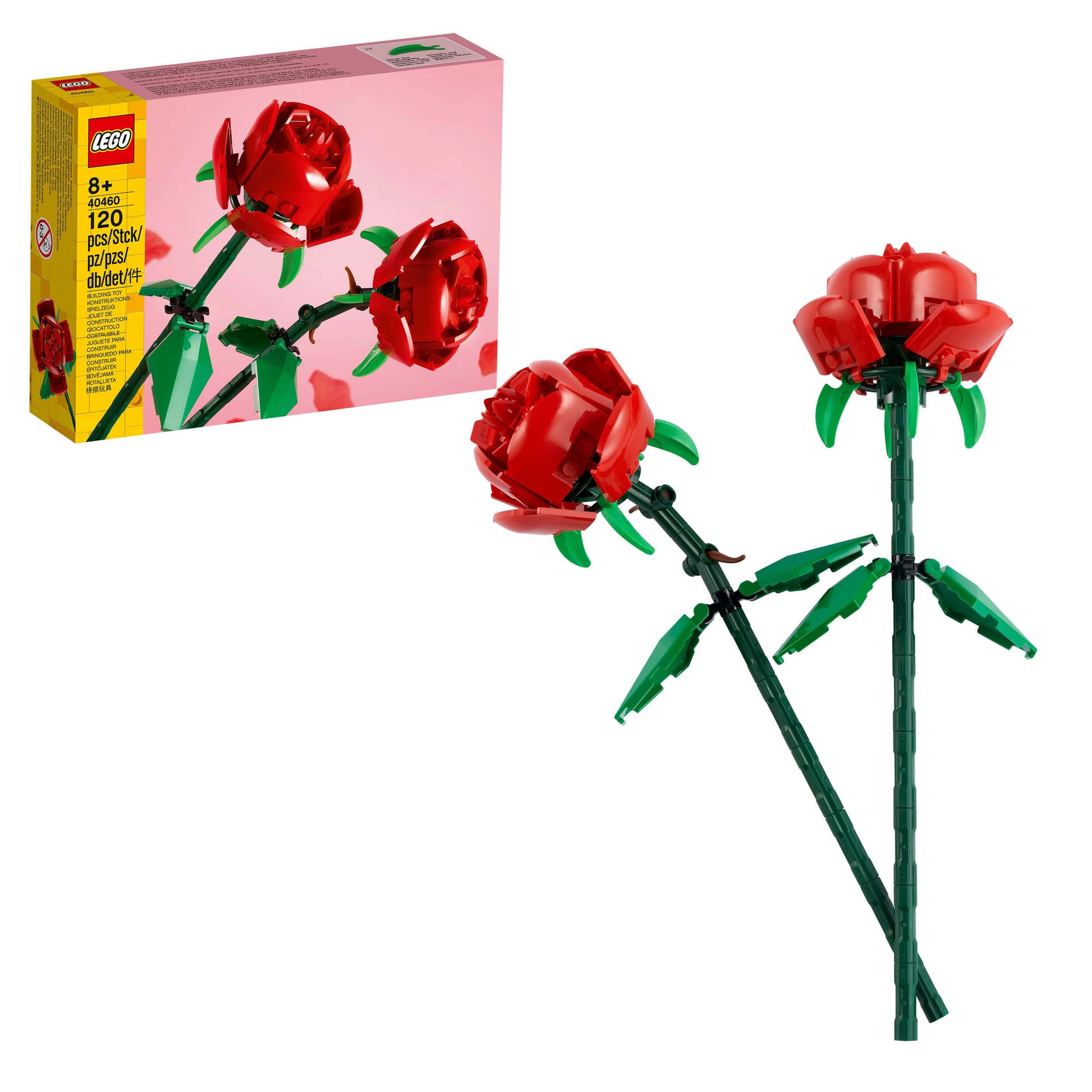 Lego Botanicals 40460 Roses Building Toy Gift for Ages 8 and Up - Glamorous Boutique