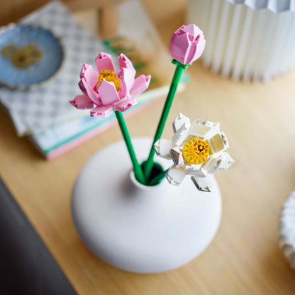 Lego Botanicals 40647 Lotus Flowers Building Toy Gift for Ages 8 & Up - Glamorous Boutique