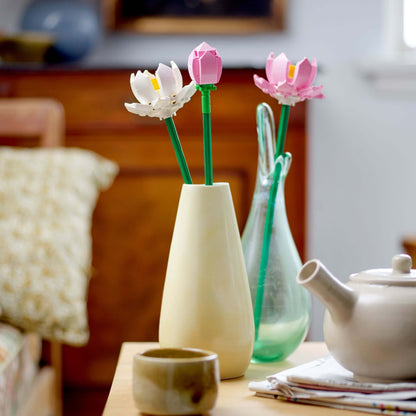 Lego Botanicals 40647 Lotus Flowers Building Toy Gift for Ages 8 & Up - Glamorous Boutique