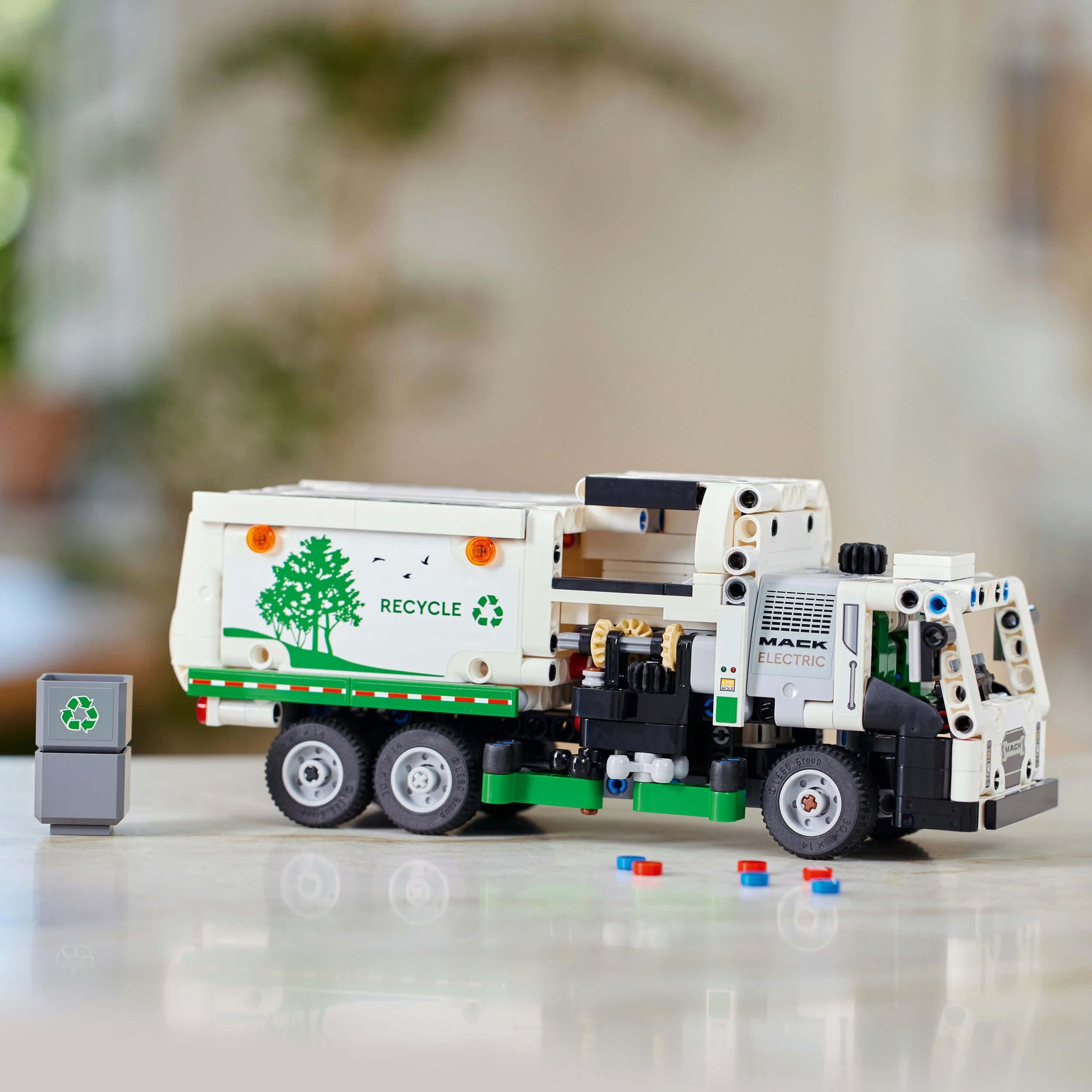 Lego Technic 42167 Mack Electric Garbage Truck Model for Ages 8 and Up - Glamorous Boutique